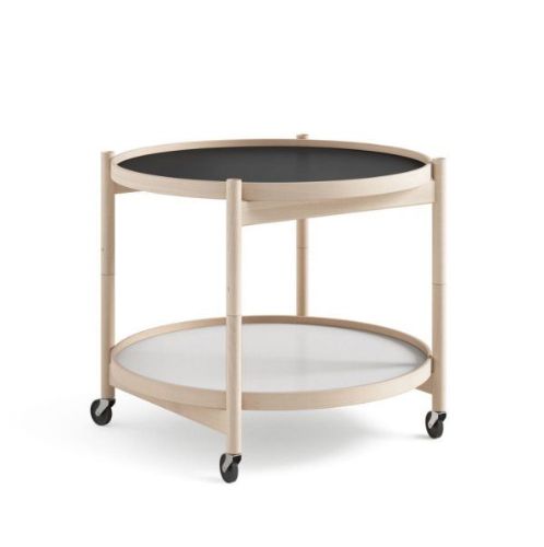 Brdr. Krüger Bølling Bakkebord m. 2 bakker Ø: 60 cm - Olieret Bøg/Base