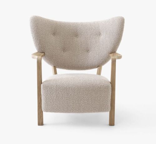 &Tradition Wulff ATD2 Lounge Chair SH: 41 cm - Eiche geölt / Karakorum 003
