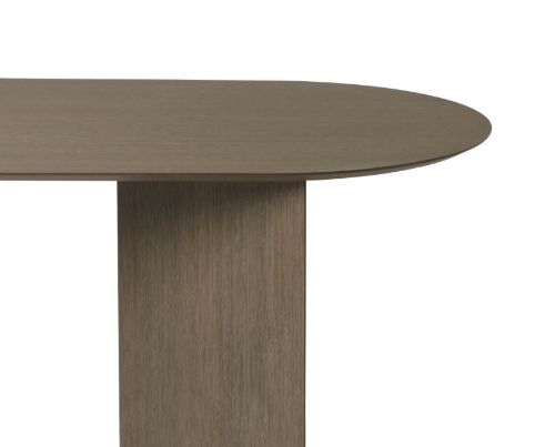 Ferm Living Mingle Tischplatte oval B: 220 cm – Eiche dunkel gebeizt