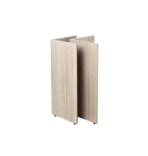 Ferm Living Mingle Wooden Table Legs W48 H: 71,65 cm - Natural Oak