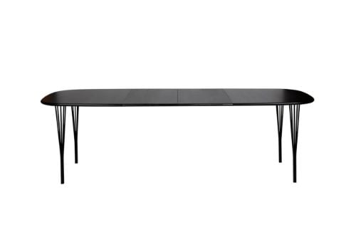 Haslev Zusatzplatte für Symphony 88 Esstisch 90 x 46 cm – Schwarz gebeizte und lackierte Eiche
