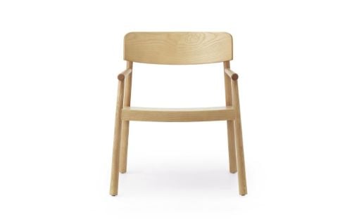 Normann Copenhagen Timb Lounge-Sessel SH: 42 cm – Hellbraun