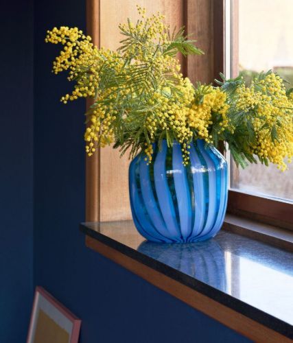 HAY Juice Vase H: 22 cm breit – Hellblau