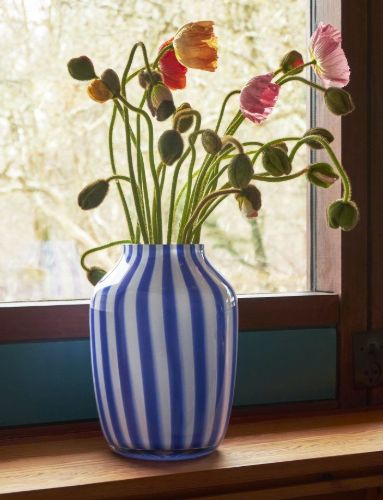 HAY Juice Vase H: 28 cm hoch – Blau
