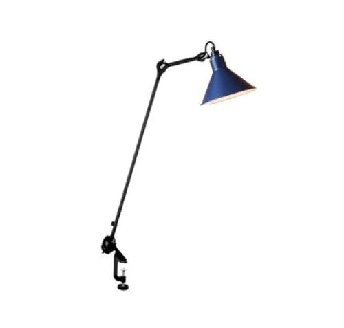 DCW Editions Lampe Gras N201 Bordlampe m. klemme Konisk H: 59cm - Sort/Blå