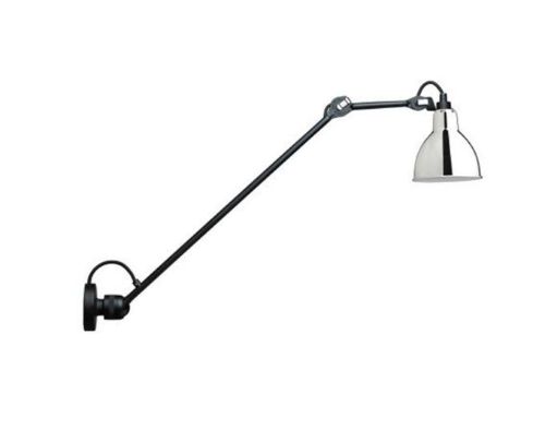 DCW Editions Lampe Gras N304L60 Væglampe Rund H: 60cm - Sort/Krom