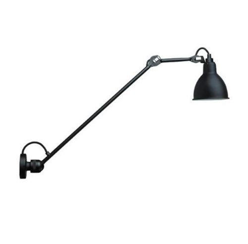 DCW Editions Lampe Gras N304L60 Væglampe Rund H: 60cm - Sort/Sort