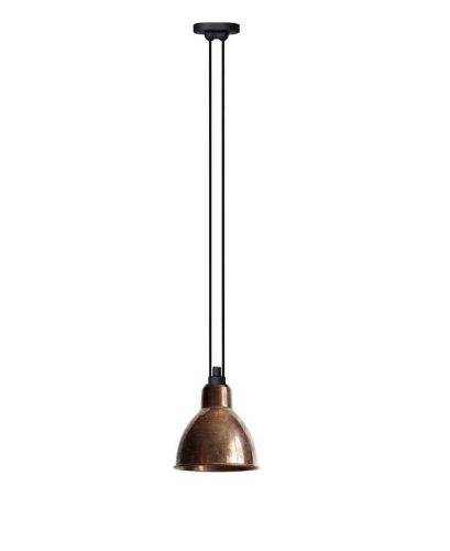 DCW Editions Lampe Gras N322 L Pendel Rund Les Acrobates De Gras H: 300cm - Sort/Rå Kobber