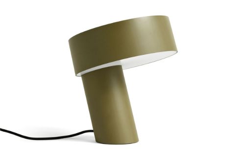 HAY Slant Table Lamp H: 28 cm - Khaki Green