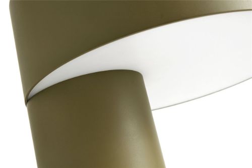 HAY Slant Tischlampe H: 28 cm – Khakigrün