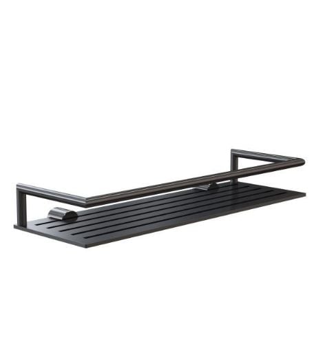 FROST NOVA2 Sæbehylde 4 36 x 12 cm - Børstet Sort