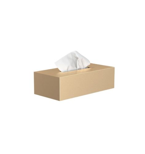 FROST NOVA2 Serviettenspender für Wand und Tisch 24,8 x 12,4 cm – Gebürstetes Gold
