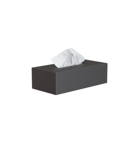 FROST NOVA2 Serviettenspender für Wand und Tisch 24,8 x 12,4 cm – gebürstetes Schwarz