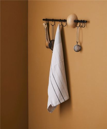Woud Hoop Rack L: 60 cm – Weiß pigmentierte Eiche