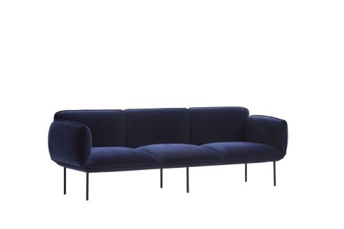 Woud Nakki 3-Sitzer L: 245 cm - Kvadrat Harald 3 / 0792