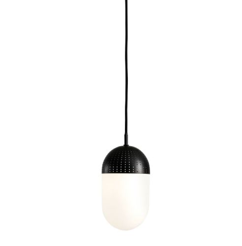 Woud Dot Pendant Large H: 21 cm - Sort