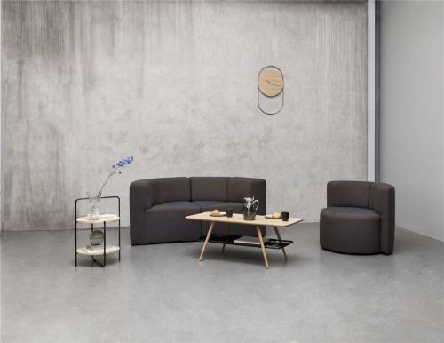 Andersen Furniture A2 Modulares rundes Eckmodul 90x90 cm - Kvadrat Canvas 2 / 764