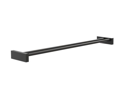 FROST QUADRA Hånklædestang 6 L: 60 cm - Mat sort