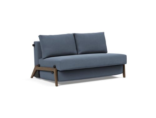Innovation Living Black Label ILB 500 Sovesofa 140-200 cm - Yogia Ocean Blue/Røget Eg
