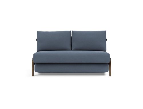 Innovation Living Black Label ILB 500 Schlafsofa 140–200 cm – Yogia Ozeanblau/Räuchereiche