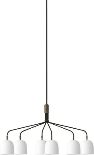 GUBI Howard Kronleuchter mit 6 Armen Ø: 16 cm - Weiß