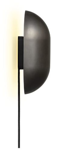 GUBI Howard Væglampe H: 25 cm - Sort