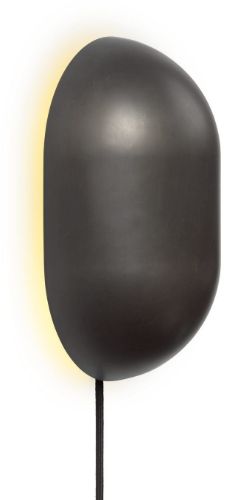 GUBI Howard Wandleuchte H: 25 cm - Schwarz