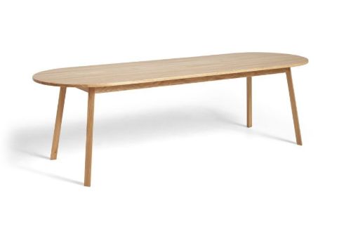 HAY Triangle Leg Table 250x85 cm - Lacquered Oak