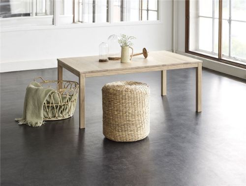 Haslev Klassik 6A Couchtisch 85x130 cm - Weiß geölte Eiche