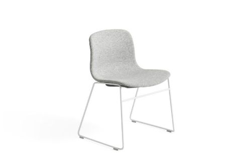 HAY AAC 09 About A Chair SH: 46 cm - White Powder Coated Steel/Hallingdal 116
