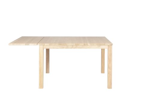 Haslev Klassik 5D Klapptisch 85x85 cm - Weiß geölte Eiche