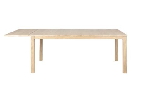 Haslev Klassik 4D Klapbord 75x110 cm - Hvidolieret Eg