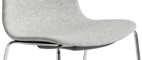 HAY AAC 17 About A Chair SH: 46 cm – Verchromter Stahl/Hallingdal 116
