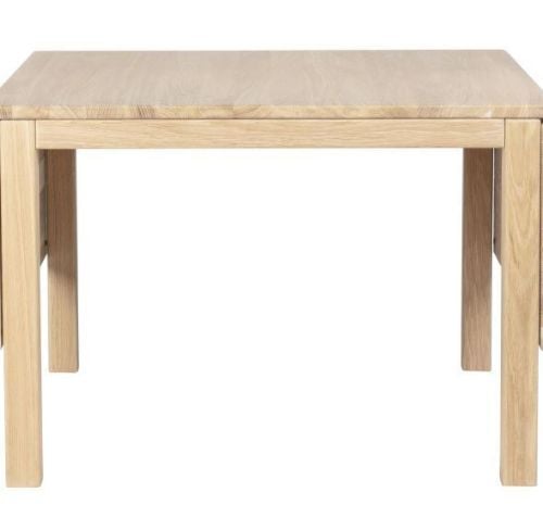 Haslev Klassik 3A Sofabord 75x75 cm - Hvidolieret Eg