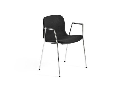 HAY AAC 19 About A Chair SH: 46 cm - Chromed Steel/Steelcut 190