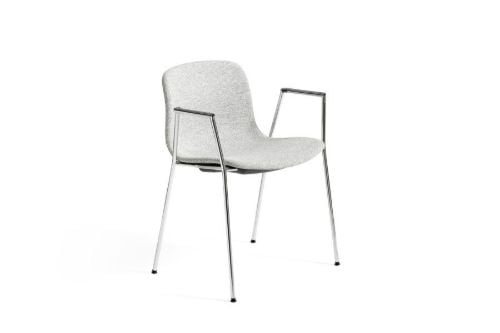 HAY AAC 19 About A Chair SH: 46 cm - Chromed Steel/Hallingdal 116