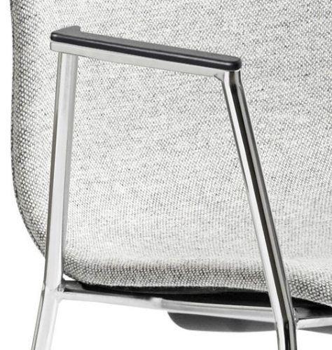 HAY AAC 19 About A Chair SH: 46 cm – Verchromter Stahl/Hallingdal 116