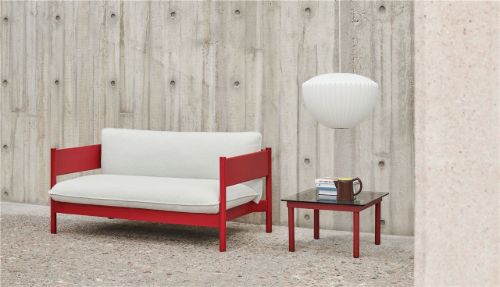 HAY Arbor Club Sofa B: 150 cm – Hallingdal 773 / geölter, gewachster massiver Walnuss
