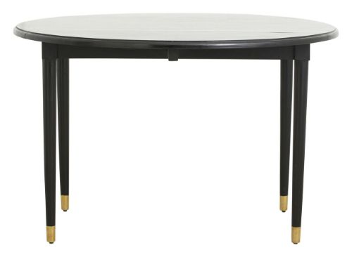 Nordal AHR Round Table Folding Ø:119 cm - Black Wood