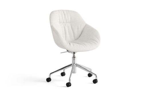 HAY AAC155 About A Chair Soft SH: 44 cm - Polished Aluminium / Mode 009