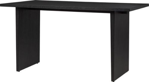GUBI Private Desk 120x60 cm - Brown/Black Stained Veneer
