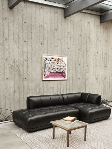 HAY Quilton Kombination 21 Rechtes Ende B: 281 cm – Sense Black