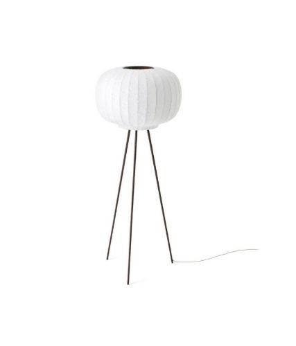 Vipp 581 Paper Floor Lamp H: 112 cm - White/Dark Oak