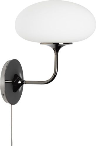 GUBI Stemlite Wall Lamp Ø: 32 cm - Black Chrome