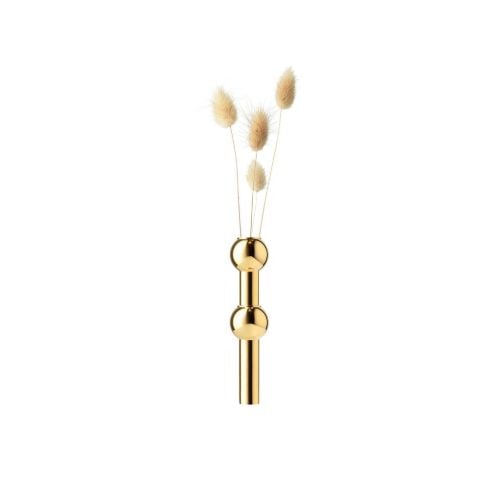 STOFF Nagel Vase H: 10 cm – Massives Messing