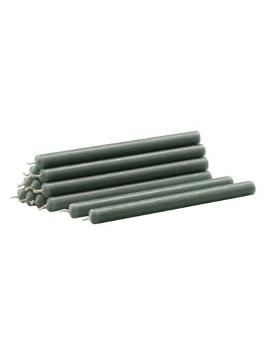 STOFF Nagel Candles 12 pcs H: 18 cm - Light Green