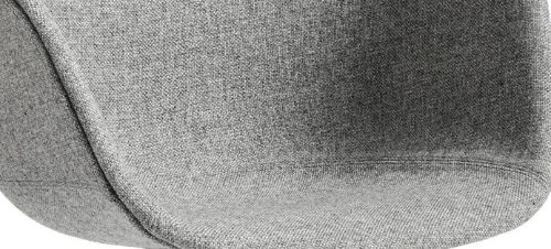 HAY AAC 21 About A Chair SH: 46 cm – Schwarz pulverbeschichtetes Aluminium/Hallingdal 130