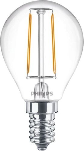 PHILIPS Kerte & Luster E14 LED Pære 2W (25W) - Varm Hvid