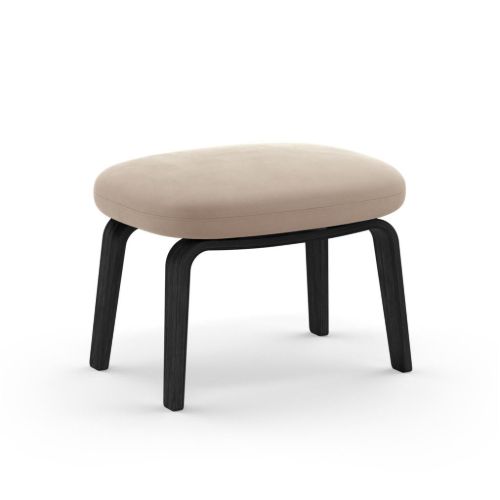 Normann Copenhagen Era Footstool Black Oak H: 39 cm - City Velvet Vol 2 / 070