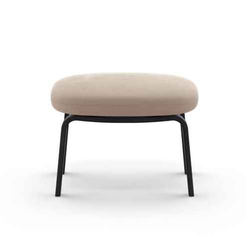 Normann Copenhagen Era Fußhocker Schwarze Eiche H: 39 cm – City Velvet Vol 2 / 070